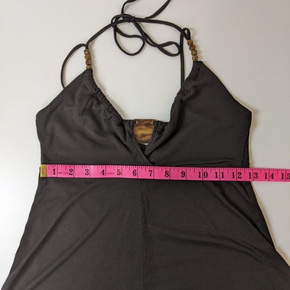Mexx Brown Spaghetti Strap Top Small Size with Raw hem - Picture 5 of 10